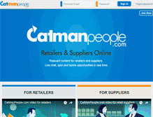 Tablet Screenshot of catmanpeople.com